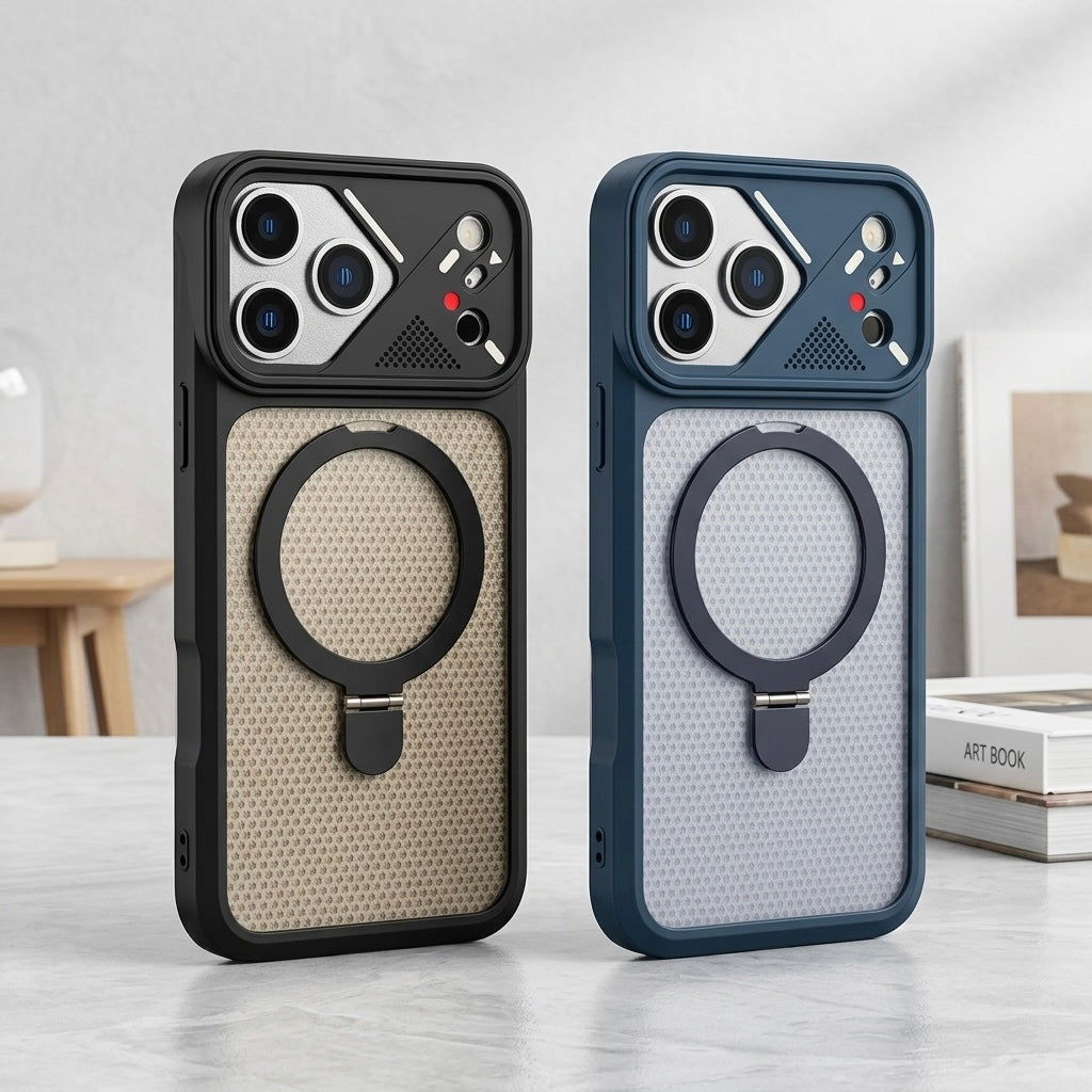 STRAPCASE Slider Shield MagSafe case with sliding camera cover for iPhone