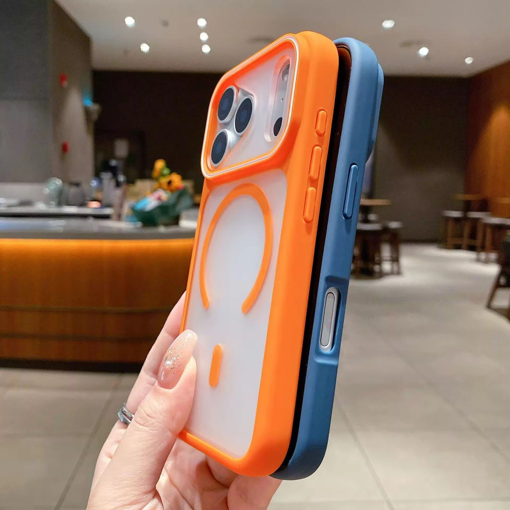 Frosted MagSafe Duo Case – Two-Tone Shockproof Cover for iPhone 17 Pro & 17 Pro Max