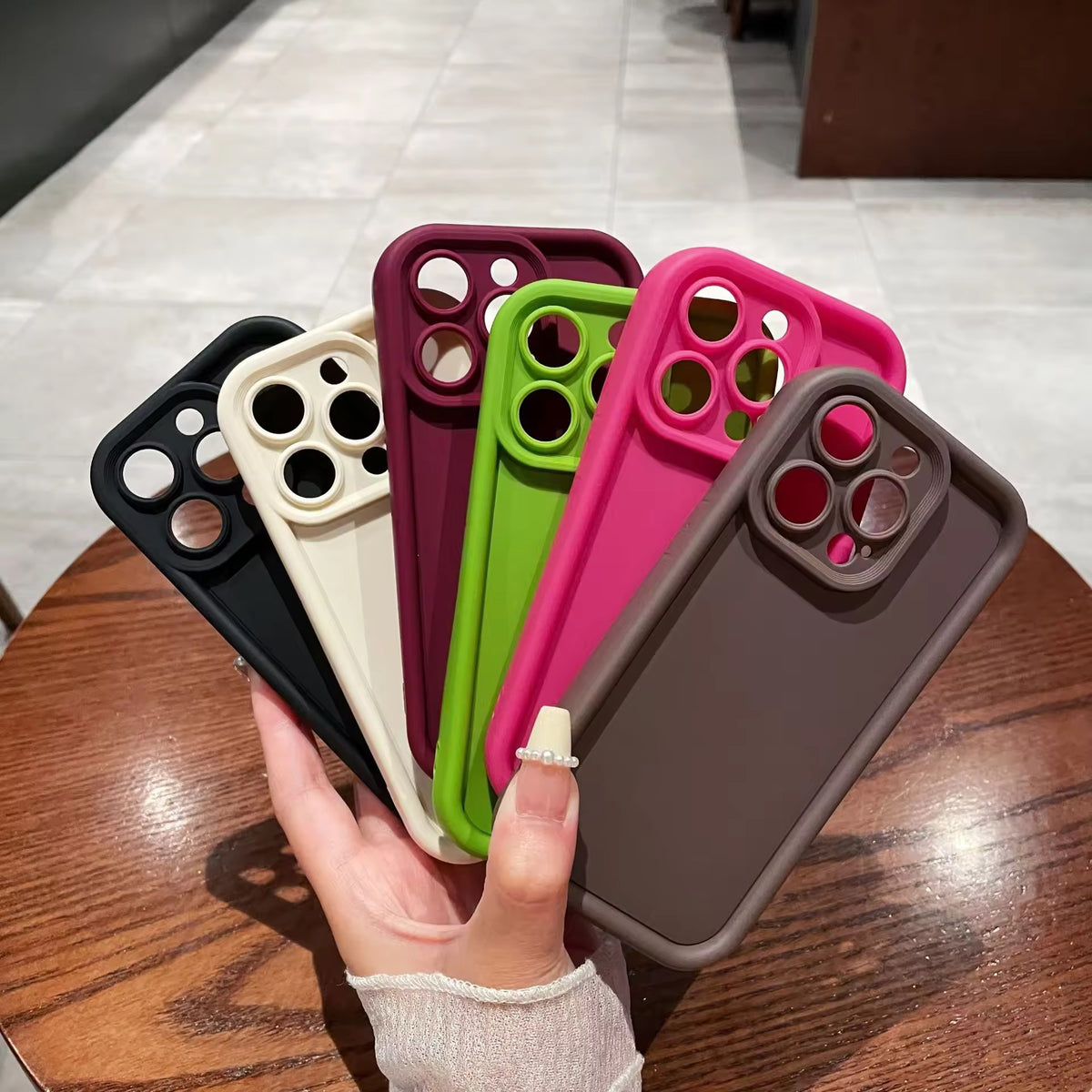Solid Color Soft TPU Drop-Proof Case — iPhone 17/18 Series