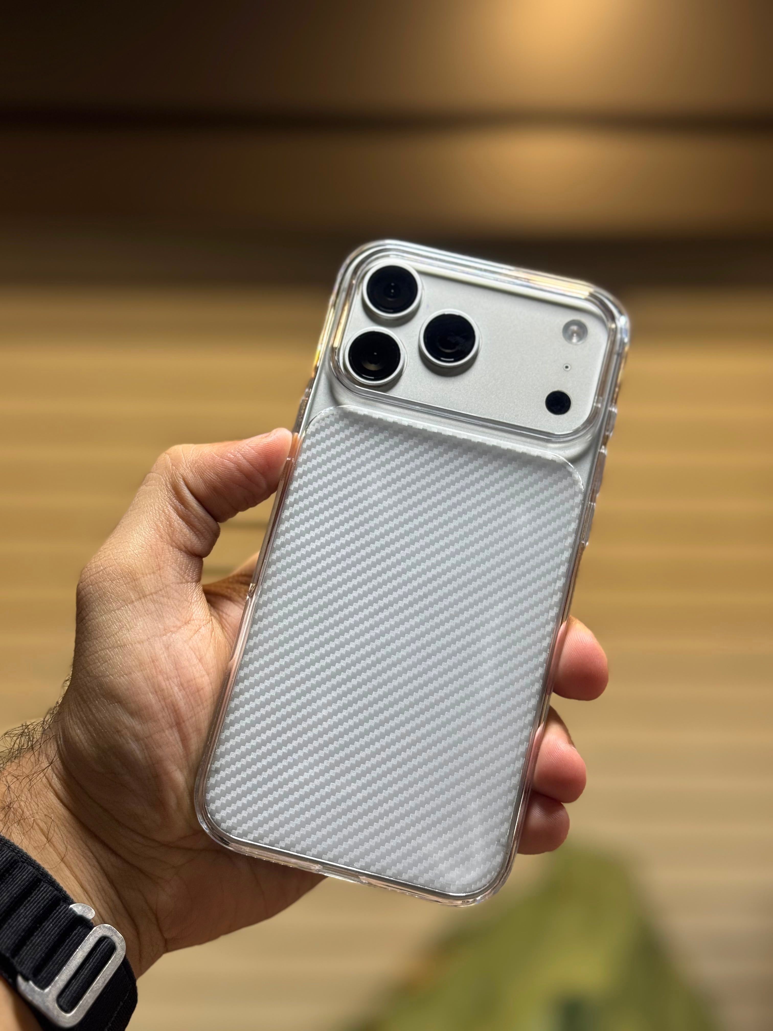 Carbon Shield — Anti-Yellow Carbon Fiber Case