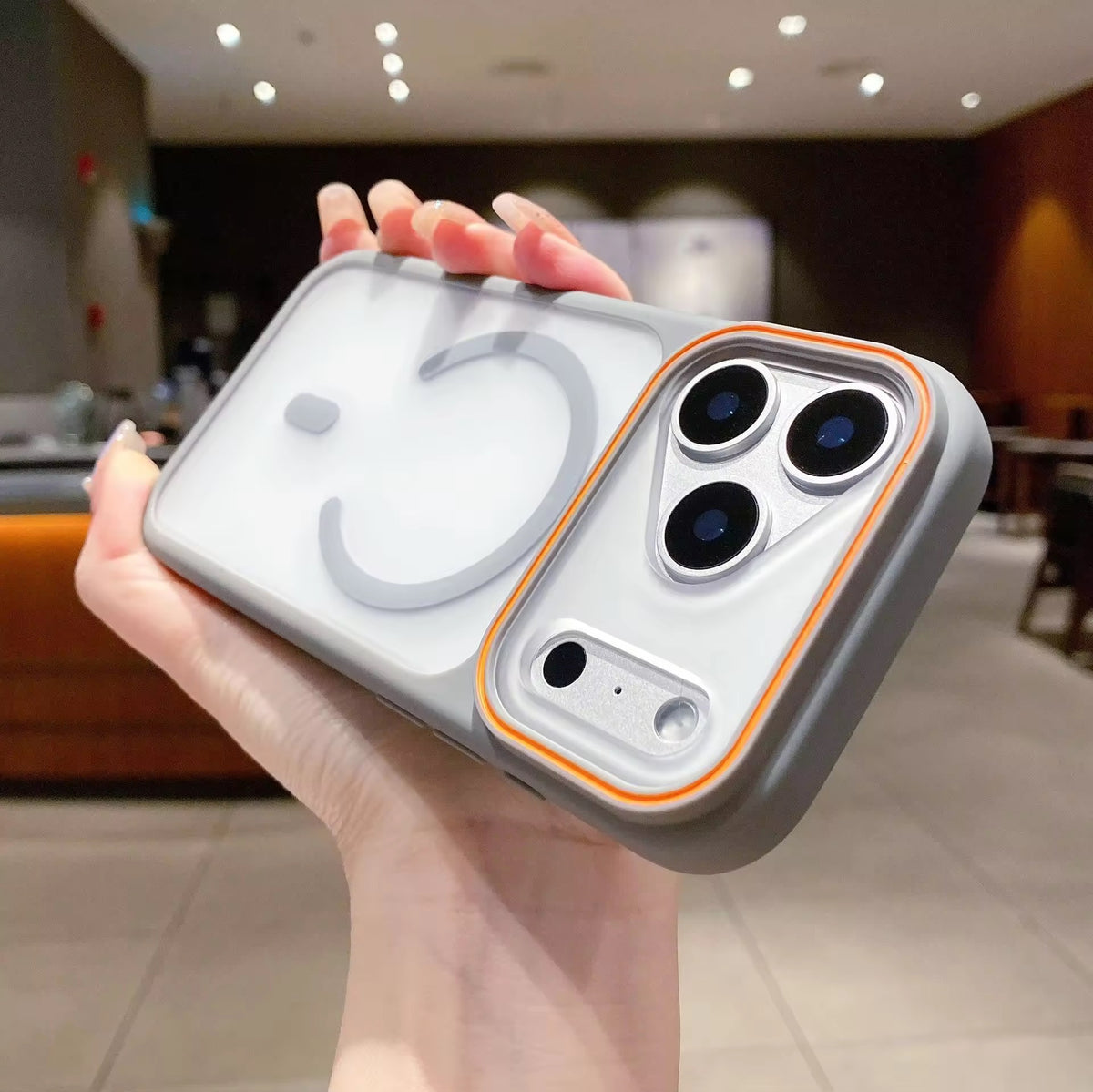 Frosted MagSafe Duo Case – Two-Tone Shockproof Cover for iPhone 17 Pro & 17 Pro Max