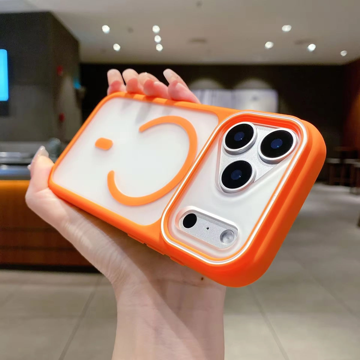 Frosted MagSafe Duo Case – Two-Tone Shockproof Cover for iPhone 17 Pro & 17 Pro Max