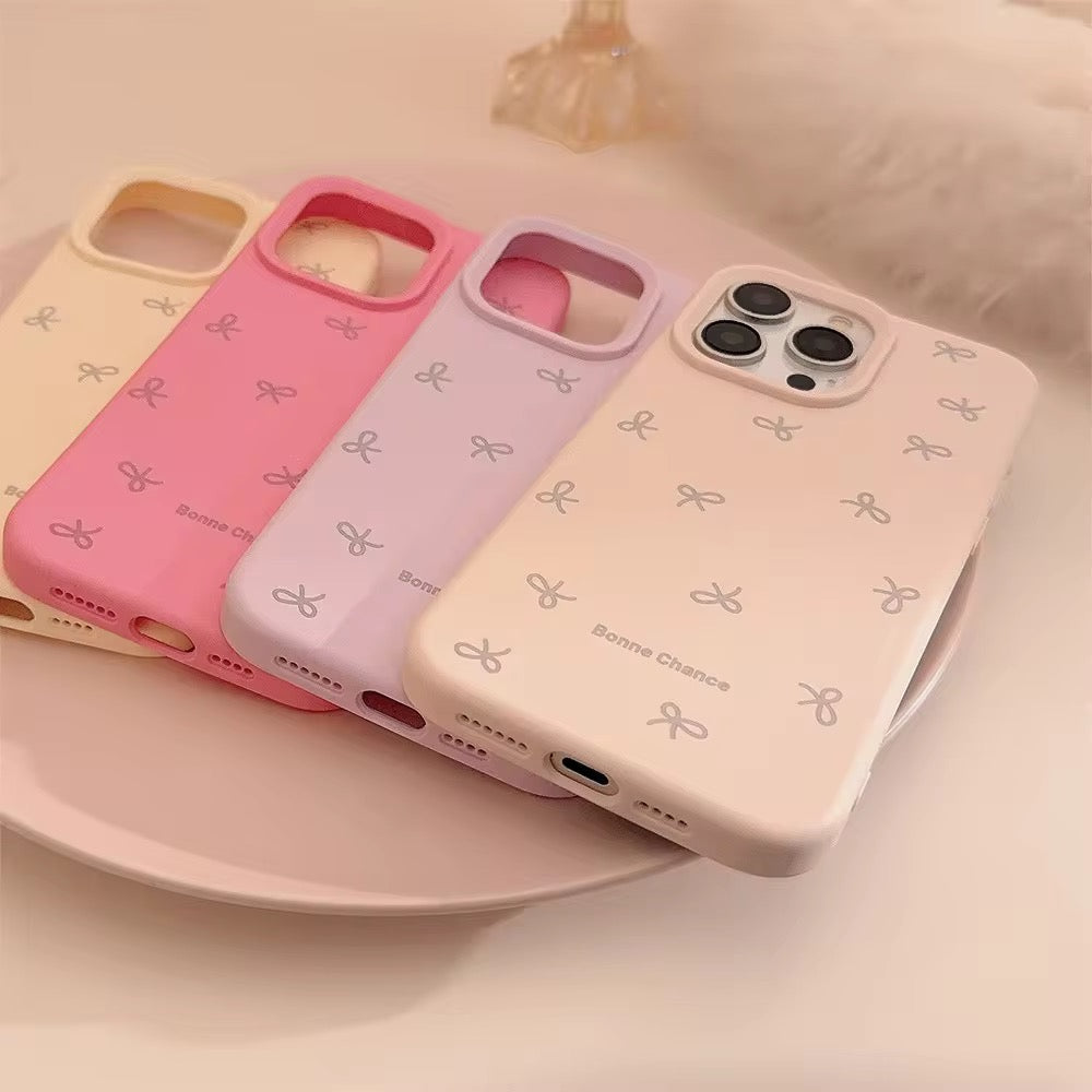 Blossom Case — Cute Bow Silicone Shockproof Case