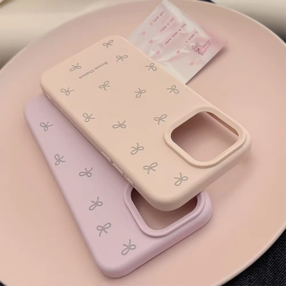 Blossom Case — Cute Bow Silicone Shockproof Case