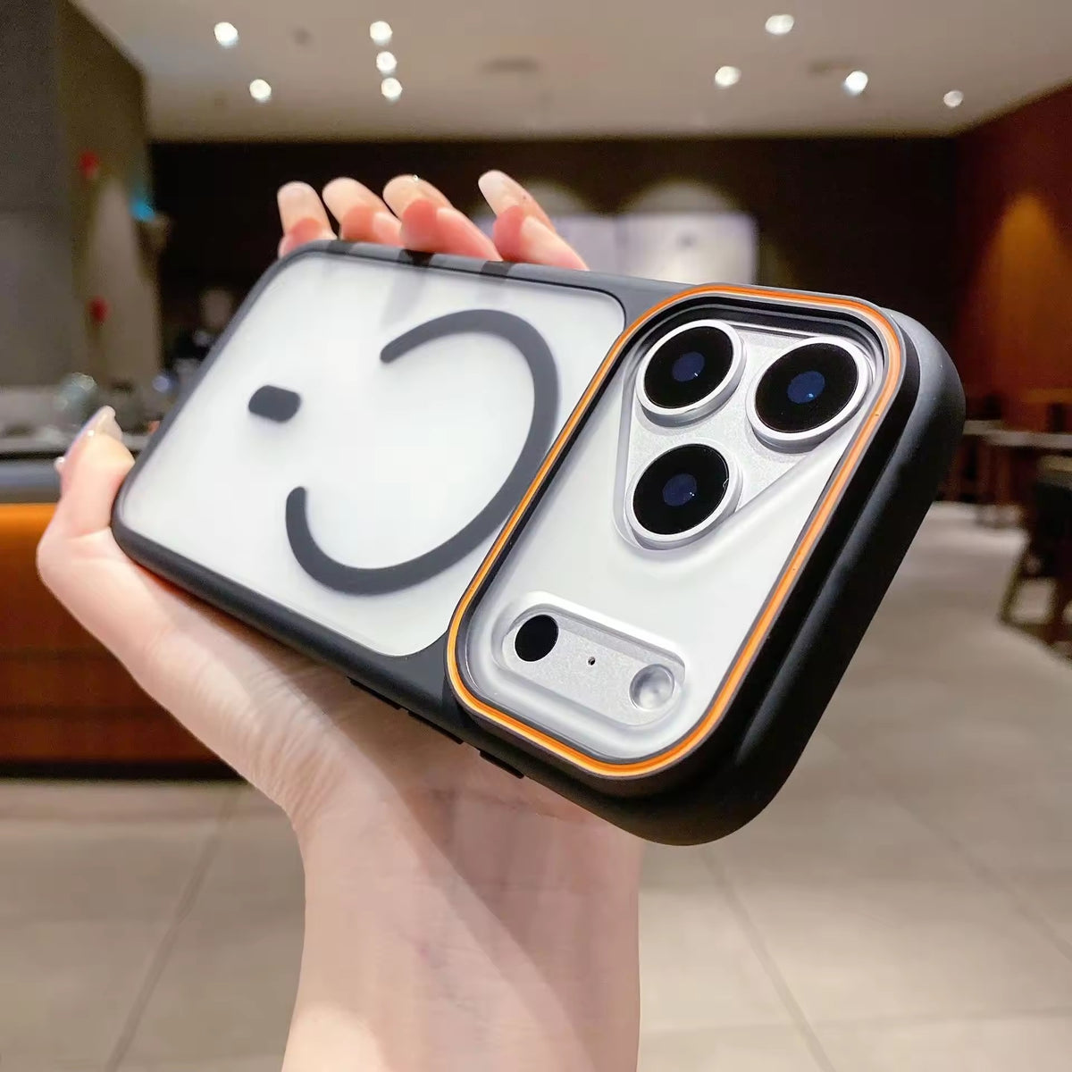 Frosted MagSafe Duo Case – Two-Tone Shockproof Cover for iPhone 17 Pro & 17 Pro Max